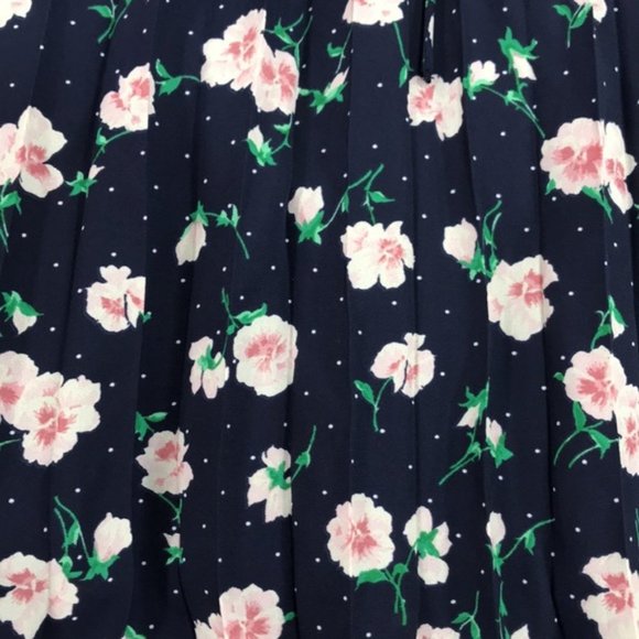 Maison Jules Floral-Print Pleated Midi Skirt - Picture 3 of 7